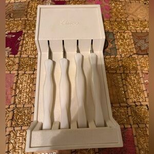 Pearl White Cutco Steak Knives Set of 4 in Case